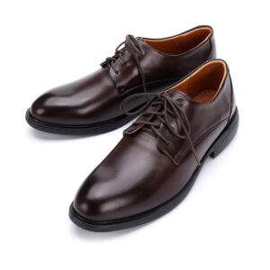 Giày Tây Nam Cột Dây Nhẹ Êm Nâu