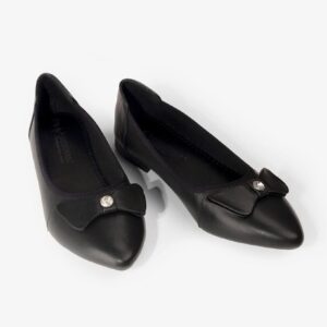 Giày Búp Bê Nơ Lá Cách Điệu