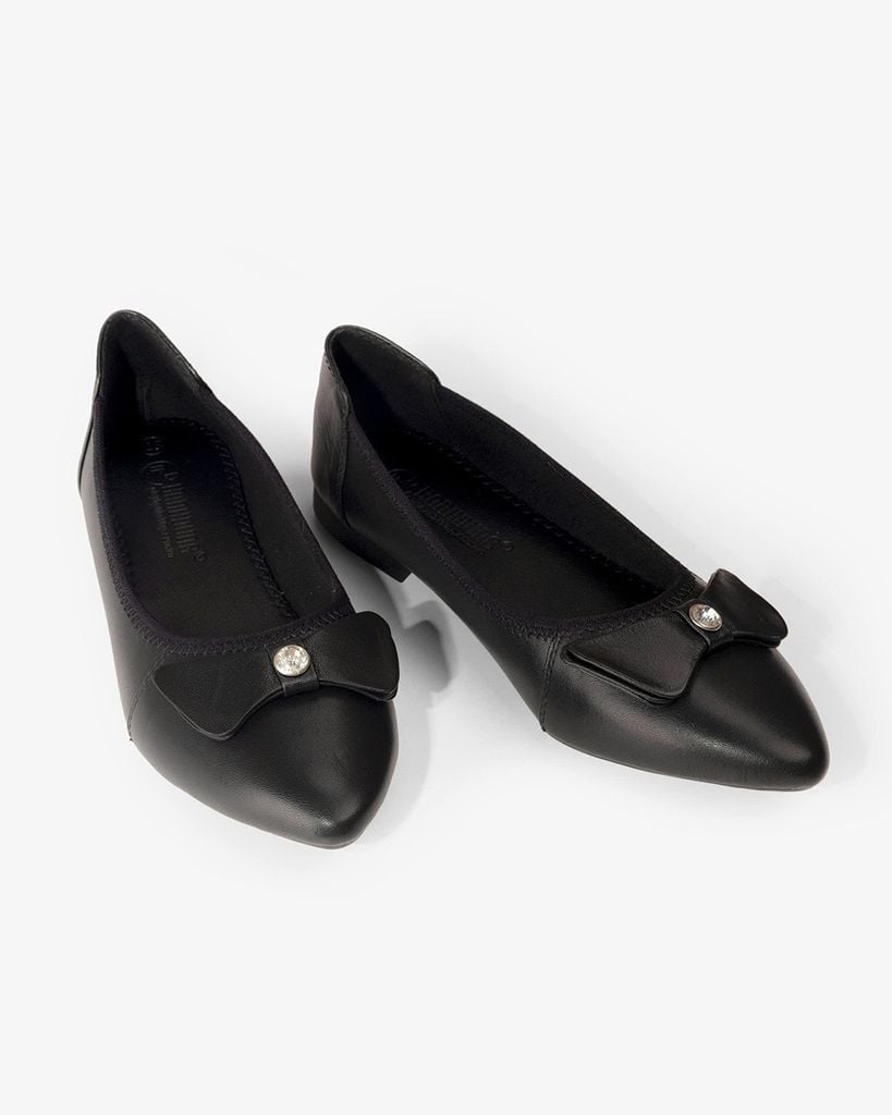 Giày Búp Bê Nơ Lá Cách Điệu