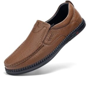 Giày Tây Mocasin Biti's Nam Màu Nâu Đậm BMM002077NAD