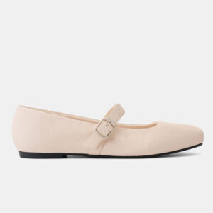 Giày Búp Bê Phối Chất Liệu Vân